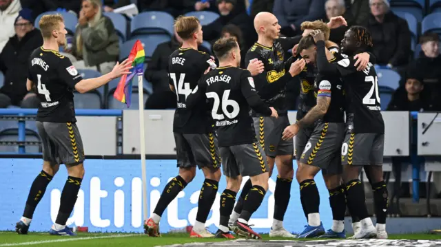 Southampton celebrate goal