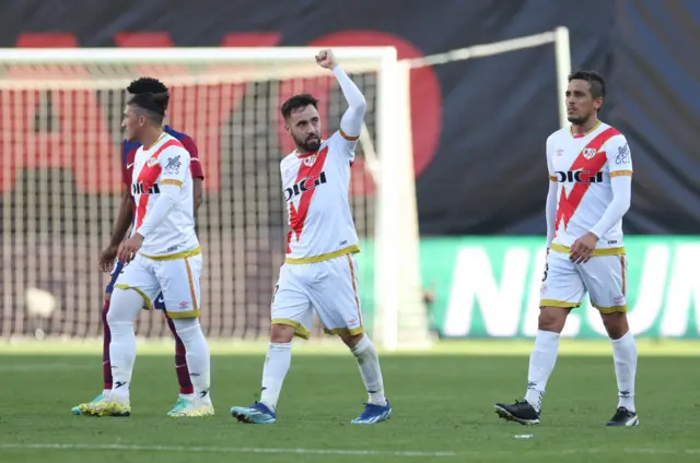 Unai Lopez celebrates his goal