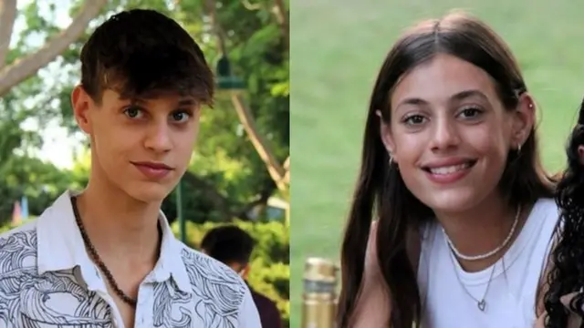 Noam (left) and Alma Or (right) were released without their father Dror Or