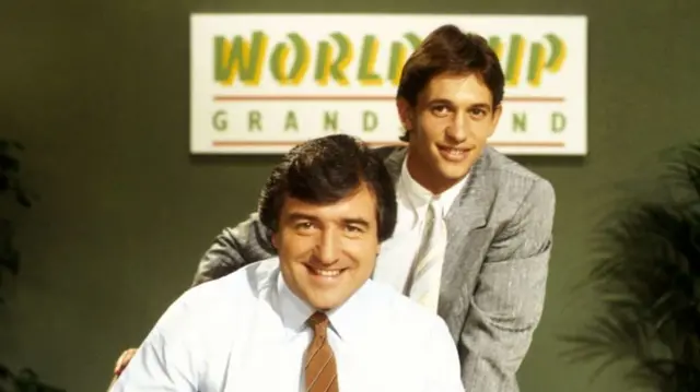 Terry Venables and Gary Lineker