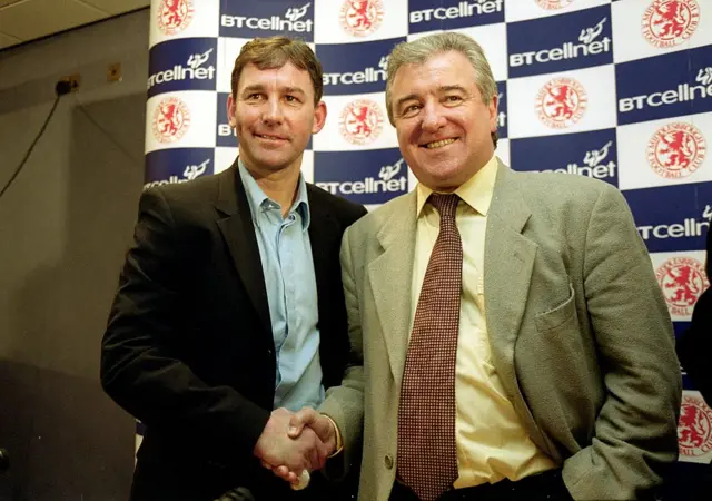 Bryan Robson and Terry Venables