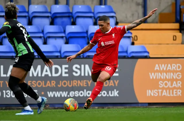 Shanice Van De Sanden of Liverpool in action