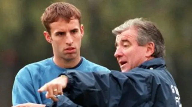 Terry Venables and Gareth Southgate