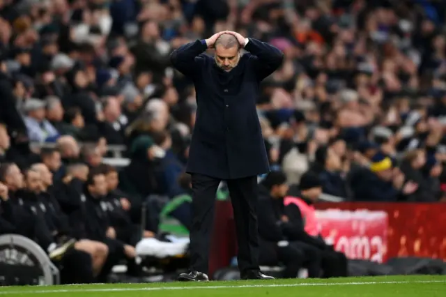 Tottenham manager Ange Postecoglou