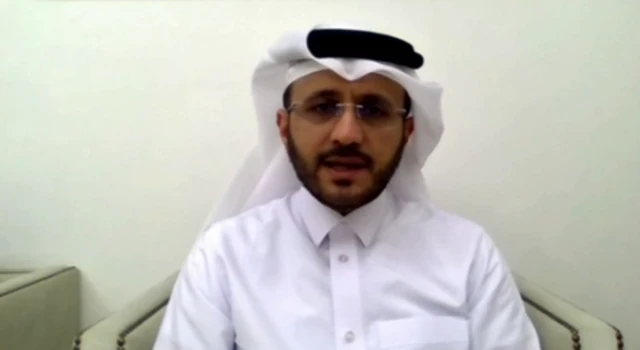 Dr Majed Al Ansari speaking live on BBC News