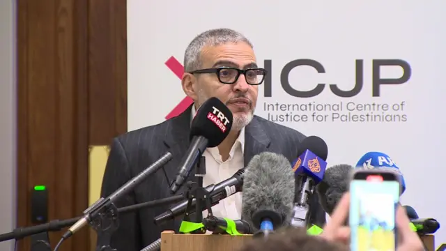 Ghassan Abu-Sittah gave a news conference on Monday