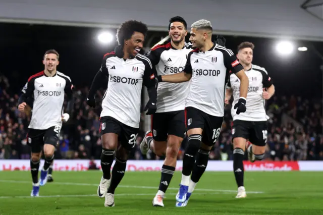 Willian celebrates