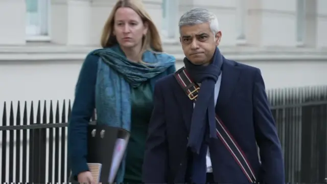 Mayor of London Sadiq Khan has just arrived at Dorland House, where the Covid inquiry is being held.