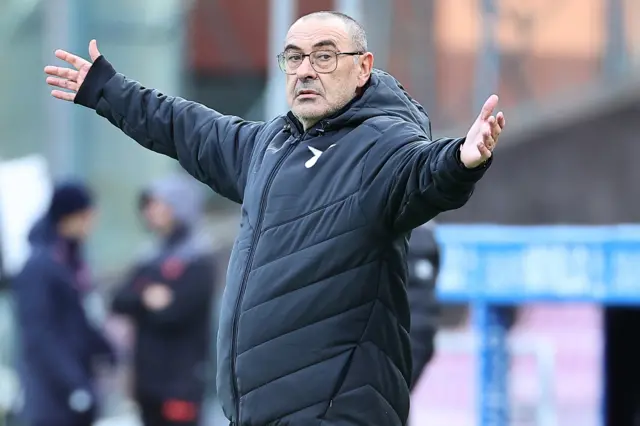 Lazio boss Maurizio Sarri