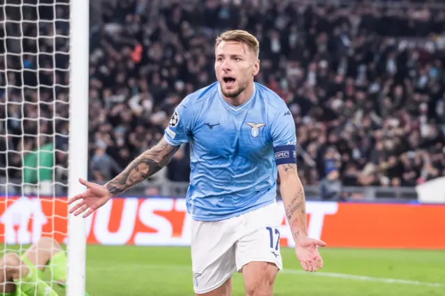 Ciro Immobile was the goal-hero for Lazio