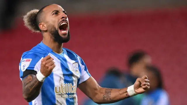 Huddersfield celebrate