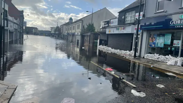 Flooding in Downpatrick