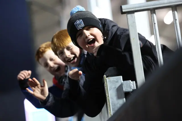 Glasgow fans celebrate