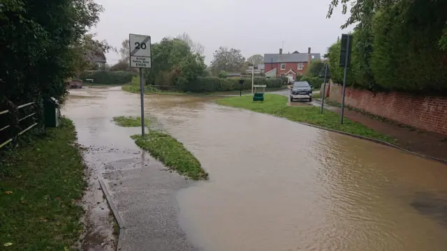 Waterlogged roads