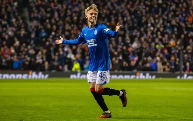 Ross McCausland is making himself a cult hero at Ibrox