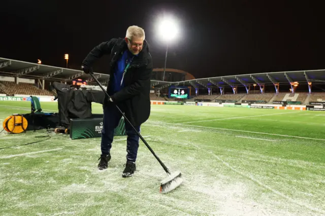 Groundsman at Bolt Arena