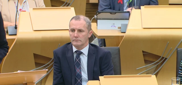 Michael Matheson in parliament