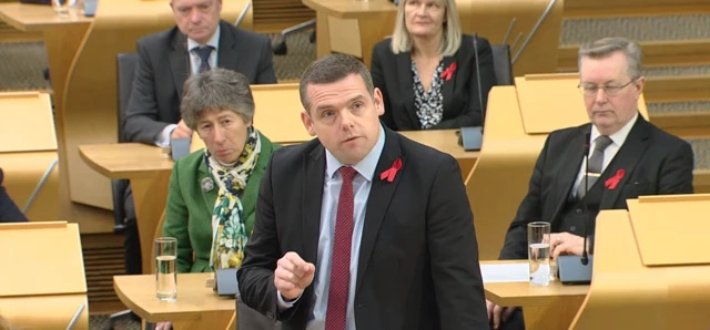 Douglas Ross in parliament