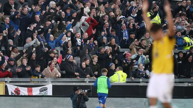 Whitby Town celebrate scoring