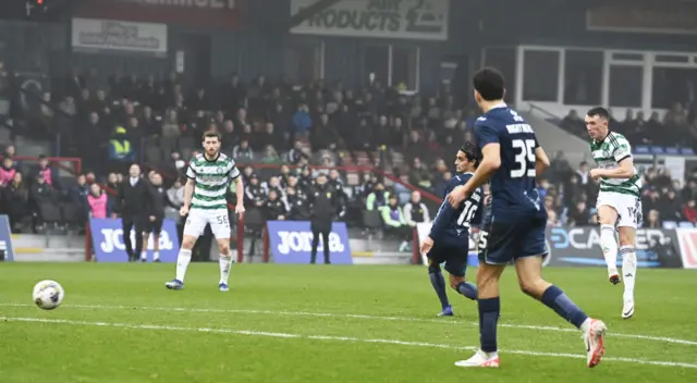 David Turnbull scores for Celtic against Ross County