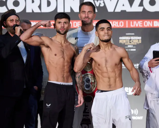 Joe Cordina v Edward Vazquez head-to-head