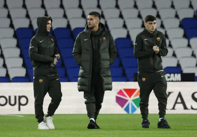 FC Barcelona's Gavi, Pedri and Ferran Torres