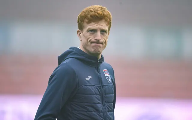 Ross County forward Simon Murray