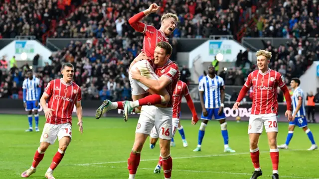 Bristol City goal celebrations