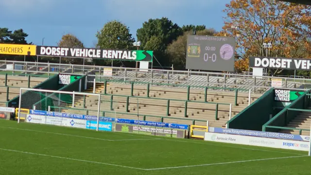 Huish Park open stand