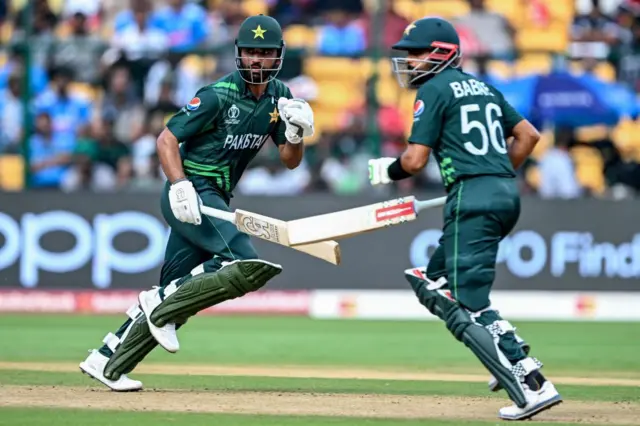 Pakistan batters Babar Azam and Fakhar Zaman