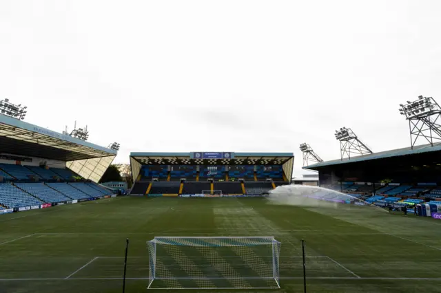 A general view of Rugby Park