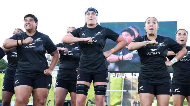 New Zealand perform a haka