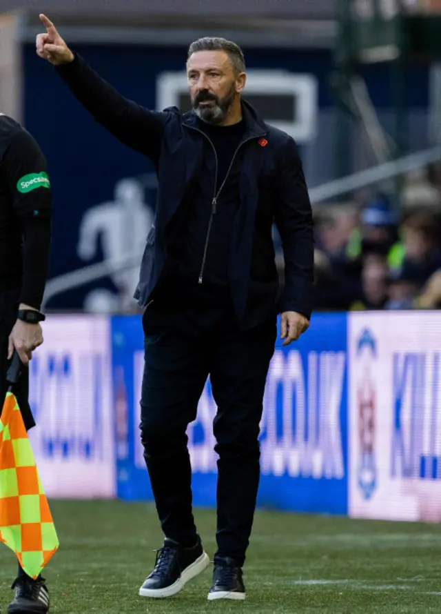 Kilmarnock manager Derek McInnes