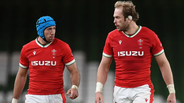 Justin Tipuric and Alun Wyn Jones