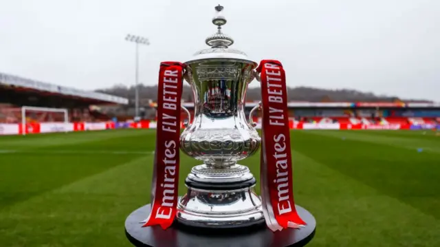 The FA Cup trophy