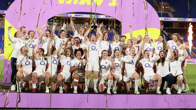 England lift the WXV trophy