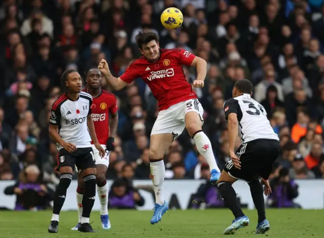 Harry Maguire in action