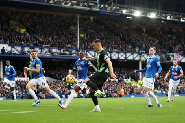 Lewis Dunk scores but goal ruled out