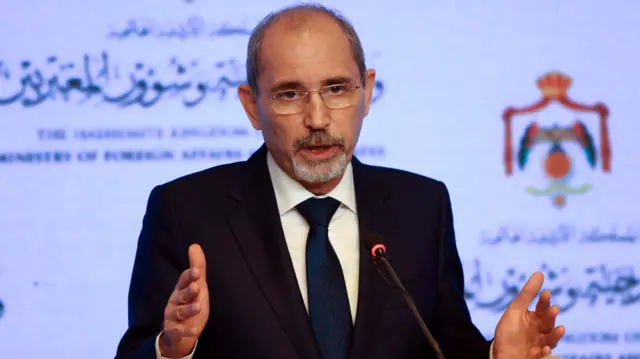 Jordan's Foreign Minister Ayman Safadi