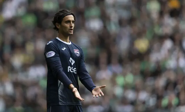 Yan Dhanda playing for Ross County