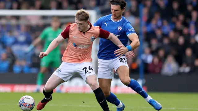 Chesterfield v Portsmouth match action