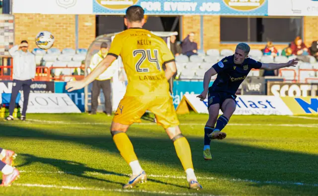 Dundee's Luke McCowan scores