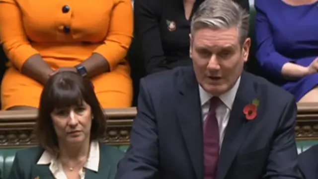 Keir Starmer at the despatch box