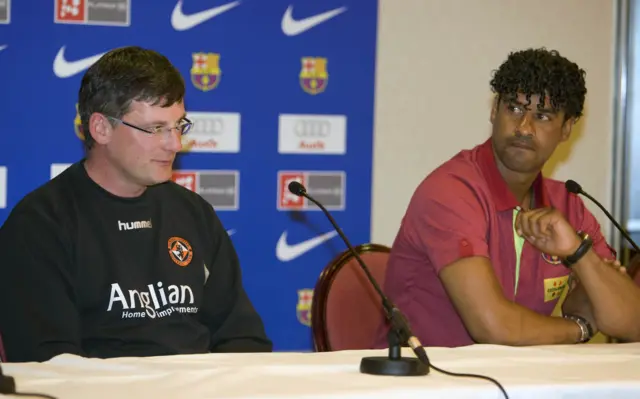 Craig Levein and Frank Rijkaard