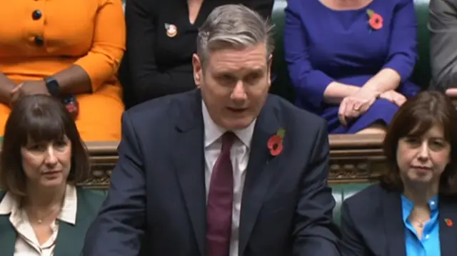 Keir Starmer at the despatch box