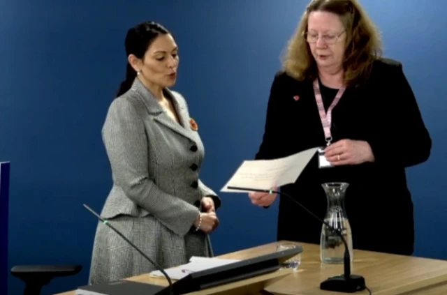 Priti Patel at Covid inquiry