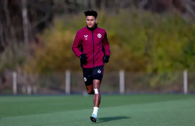 Ollie Watkins in training