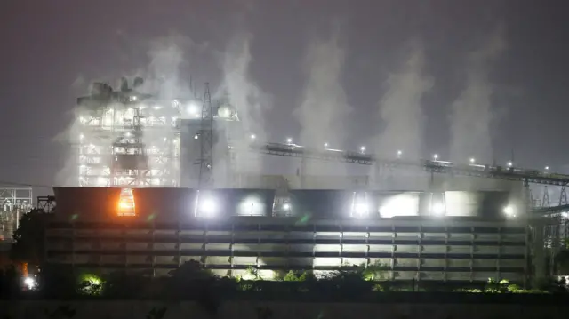 A coal-fired power plant in Ahmedabad, India