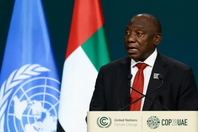 South African President Cyril Ramaphosa