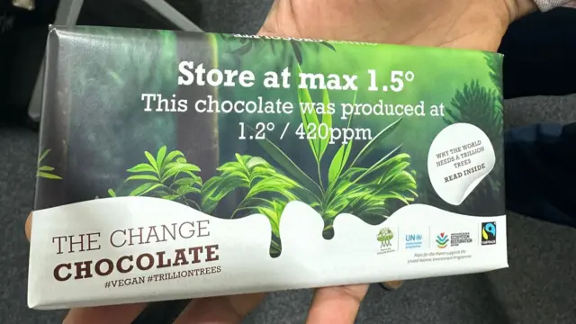 Chocolate bar at COP28